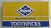 Diamond Square/Round Tip Toothpicks - One (1) box of 800 Toothpicks