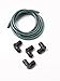 Gardener's Supply Company - Snip And Drip Connector Kit - Watering Soaker Sprinkler System Extender for Raised Garden Bed & Elevated Planter Box - Includes 12 ft of Garden Hose & 4 Angle Connectors
