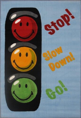 Fun Rugs SW-16 1929 Smiley World Traffic Signal
