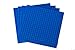 Strictly Briks Compatible with Lego 4 Pack Classic Stackable Baseplates 10x10 in, Building Bricks Plates with 32 x 32 Studs, Towers, Shelves, 4 Plates & 30 Stackers, Blue