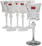 Christal d&acute;Arques 15101 Wei&szlig;weinkelche 17 cl Lady Diamond, 6-er Set