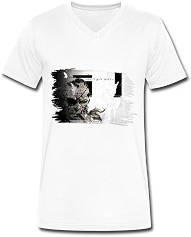 Artworks Metal Gear Solid V The Phantom Pain Mens White V Neck T Shirt