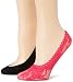 Steve Madden Women's 2 Pk Lace Footie,Hot Pink,9-11