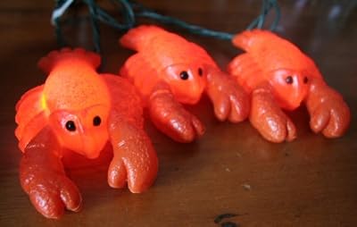 Red Lobster String Lights Set of 10
