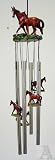 Horse Pony Shaped Outdoor Wind Chime Noisemaker