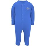 Florida Gators Infant Royal Blue Embroidered Logo Footed Sleeper (6-9 Months)