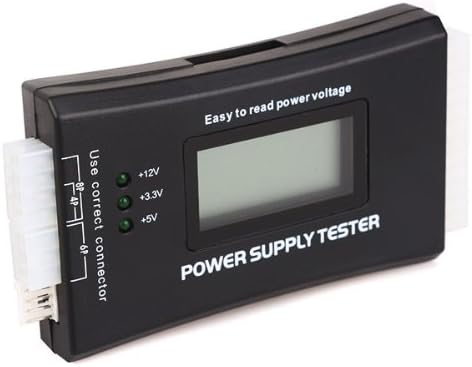 Generic PC LCD Display 20/24 Pin PSU ATX ITX SATA HD Power Supply Voltage Tester