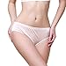 Forever Angel Women's 100% Silk Stretch Classic Bikini Panties Briefs