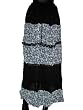 Birthday Gift -Black Color Floral Printed Wrap Girls Comfortable Clothing In India Size 39 For Free Shipping