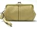 AUTHENTIC COACH LEATHER FRAMED CLUTCH WRISTLET 40573
