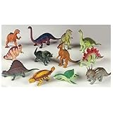 12 piece Large Assorted Dinosaurs - Toys Dinosaur Figures