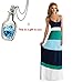 Tenworld Women Summer Cotton Dress Boho Long Maxi Evening Party Dress (XL = US 10)