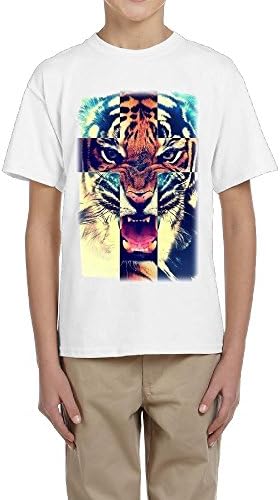 RONG HI Galaxy Tiger Teenager's Short SleeveÂ T-shirts