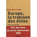 Europe, la trahison des elites.