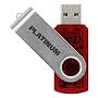 Platinum - Cl� USB - 4 Go - Rouge Transparent de Platinum