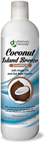 Coconut Island Breeze Shampoo - Chemical & Sulfate Free with Organic Ingredients 14 FL OZ (414 ml)