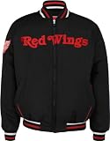 Detroit Red Wings Full-Zip Reversible Microfiber Varsity Jacket