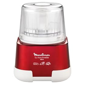 Moulinex - DP705GB1 - Blender et Moulinette - 1000 W - Rouge Rubis