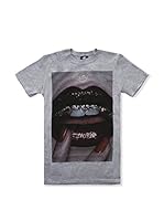 Seventy Seven Camiseta Manga Corta Hot Lips (Gris Claro)