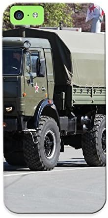 Anettewixom Loiifg-3511-gviqmrm Case For Iphone 5c With Nice 2014 Victory Day Paradeinnizhnynovgorod Russia Military Russian Army Redstar Truck Kamaz43114 With 100mm Gun Mt12r Appearance