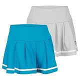 K- Swiss Women`s Striped Pleat Tennis Skirt