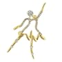 Artistic Rhinestone Studded Female Birthstones Jewelry