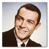 Sean Connery Color Matte Photograph (12x12 Inches - Young Headshot)