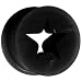 2 Gauge Black Star Silicone Flexible Tunnel