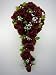 Burgundy Silk Rose Cascade - Wedding Bouquet