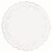 White Round Die-Cut Paper Doilies - 4 (576 count)