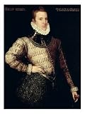 Sir Philip Sidney,, 1577 Art Giclee Poster Print by English School, 18x24