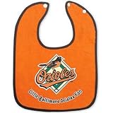 Baltimore Orioles Two-Toned Snap Baby Bib