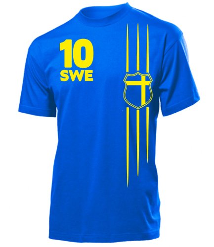 FUSSBALL WM 2014 – SCHWEDEN FANSHIRT 3297(H-B) Gr. XL