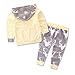 AMA(TM) Toddler Baby Girl Boy Deer Hooded Blouse Tops+Pants Outfits Set