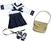 Camille's Day Parisian Petitcollin Doll with Storage Trunk & 20 Items of Clothing, Great Holiday Gift