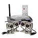 Photo : 4-Channel Wireless Receiver and 4 Color Cameras