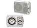 Leviton AES36 Architectural Edition Powered By JBL, Pair of Outdoor/All Weather Three-Way Loudspeakers