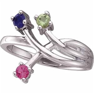 Multi-Color Gemstones Fashion Ring
