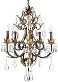 Antique Bronze 5 Lights Chandelier
