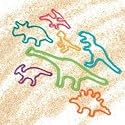 Animal Rubber Bands Dinosaur Shaped Set Made in Japan