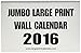 Huge - Jumbo Large Print 2016 Wall Calendar - January 2016 to January 2017