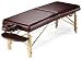 LifeGear Deluxe Massage Table with Carry Bag (Burgundy)