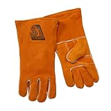 Steiner 2119YLH Welding Gloves,  Left Hand Only, Brown Y-Series Shoulder Split Cowhide, Foam Lined Back, Large (6-Pack)