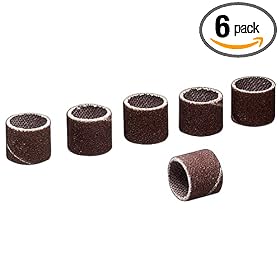 Dremel 432 1/2" 120 Grit Sanding Bands 6 Pack