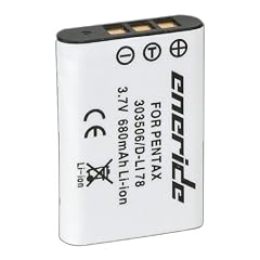 Eneride E Pen D-LI 78 Lithium-Ionen-Akku (680 mAh, 3,7 Volt) f�r Pentax Optio M 60/Ricoh Caplio R 50