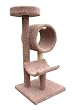 Molly and Friends "Tunnel of Fun" Premium Handmade 3-Tier Cat Tree with Sisal, Model 243, Beige Molly and Friends "Tunnel of Fun" Premium Handmade 3-Tier Cat Tree with Sisal, Model 243, Beige