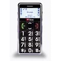 TTfone TT099 Senior Basic Mobile Phone with Crystal White Large easy to read Display, Big Buttons, Torch, FM Radio and SOS Emergency Button