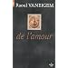 De l'amour
