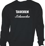 Tauchen Schnecke; Sweatshirt schwarz