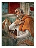 St. Augustine in His Cell, circa 1480 Art Giclee Poster Print by Sandro Botticelli, 18x24